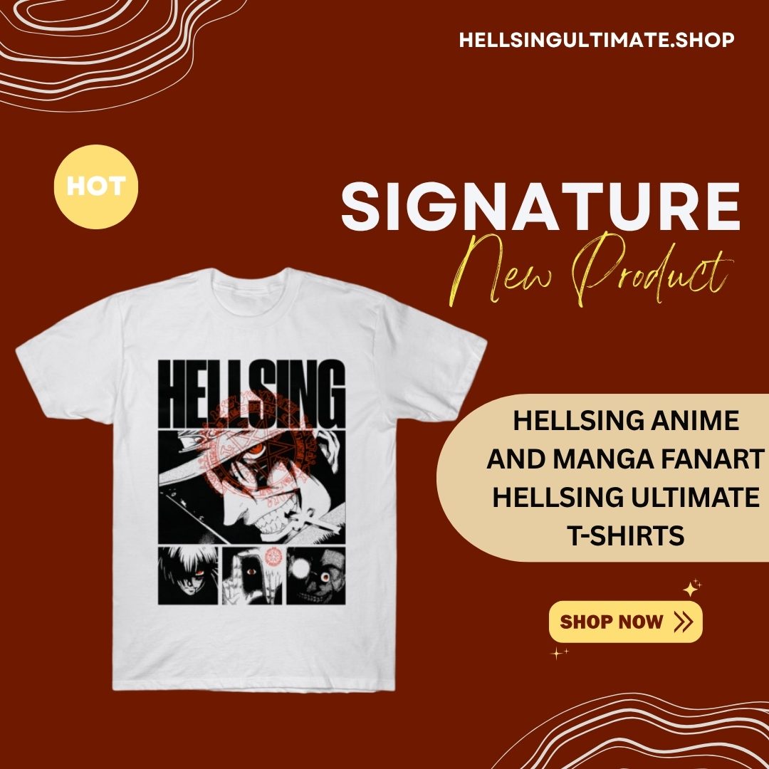 Hellsing Anime and Manga Fanart TTPM0704 Hellsing Ultimate T-Shirts